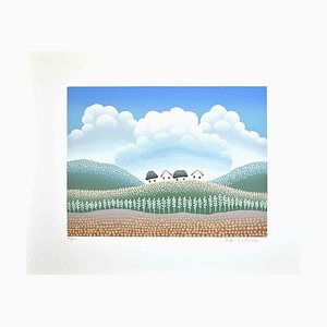 Ivan Rabuzin, Paesaggio, Serigrafia, 1990