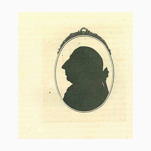 Thomas Holloway, Silhouette, Original Radierung, 1810