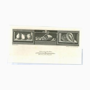 Niccolò Vanni, Ancient Roman Statues, Original Etching, 18th Century