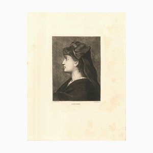 Eugène Delâtre after Jean Benner, Alsacienne, Original Etching