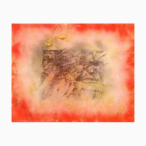 Artemio Ceresa, Scorci d'infinito borde rojo n. 4, Técnica mixta, 2023