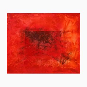 Artemio Ceresa, Scorci d'Infinito Red Border n.2, Mixed Media, 2023