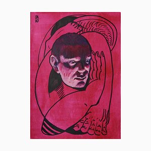 Valeriya Shebelnichenko, Wie geht es weiter? (1), Acryl & Marker, 2023