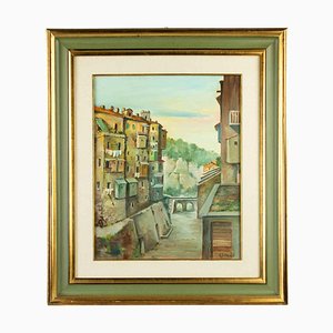 Alberto Sillani, Paesaggio, Olio su tela, metà XX secolo
