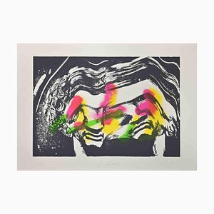 Mino Trafeli, Composition, Lithograph, 1980s