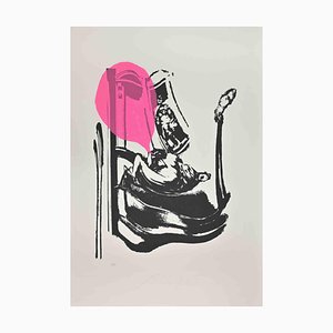 Mino Trafeli, Composition, Lithograph, 1980s