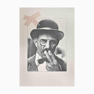 Lithographie Mino Trafeli, Photo de Aulo Guidi, 1980s