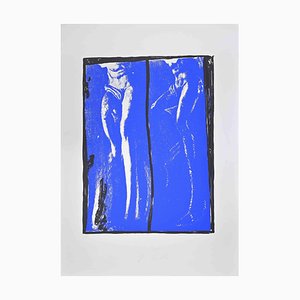 Mino Trafeli, Composition, Lithograph, 1980s