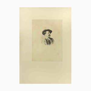 Eugène Burnand, The Portrait, Etching, Late 19th Century