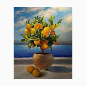 Elena Mardashova, Greece, Oil Painting, 2023