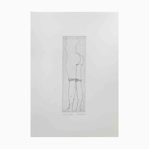 Sergio Barletta, Nude, Etching, 1974