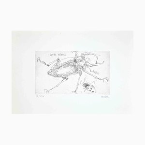 Sergio Barletta, Insects, Etching, 1974