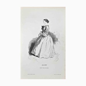 Paul Gavarni, Julie Duprat, Lithographie, Milieu du XIXe Siècle
