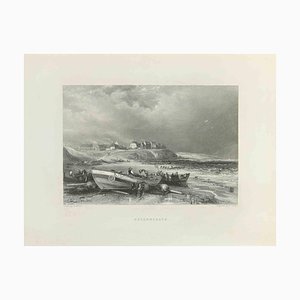 George Balmer, Cullercoats, Etching, 1845