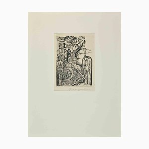Michel Fingesten, Ex Libris, Radierung, 1937