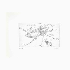 Sergio Barletta, Insect, Etching, 1974