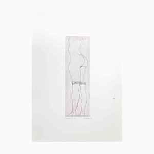 Sergio Barletta, Nude, Etching, 1974