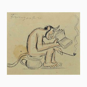 Michel Fingesten, Ex Libris, Woodcut, 1930s