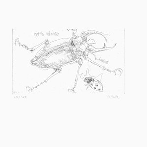 Sergio Barletta, Insect, Etching, 1974