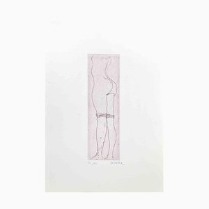 Sergio Barletta, Nude, Etching, 1974