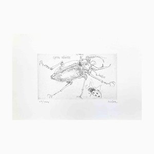 Sergio Barletta, Insects, Etching, 1974