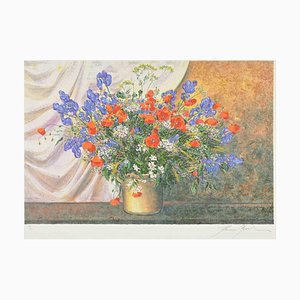 Franco Bocchi, Wildflowers, Screen Print, 1980s