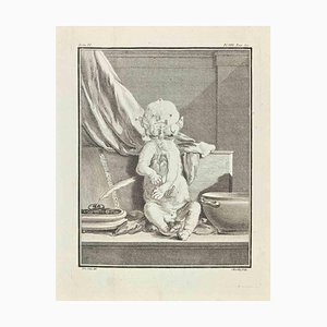 Juste Chevillet, Die Kreatur, Radierung, 1771