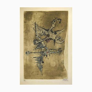 Johnny Friedlander, L'Oiseau Bleu, Radierung, 1963