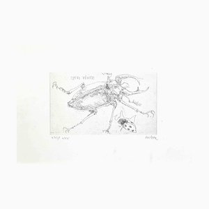 Sergio Barletta, Insects, Etching, 1974