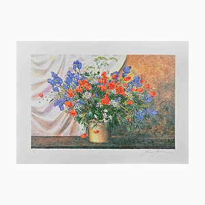 Franco Bocchi, Wildflowers, Screen Print, 1980s