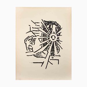 Aquarelle, Suzanne Tourte, The Star Press, 1950s