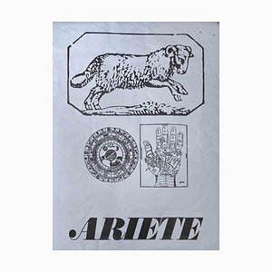 Sergio Barletta, Aries, Screen Print, 1973