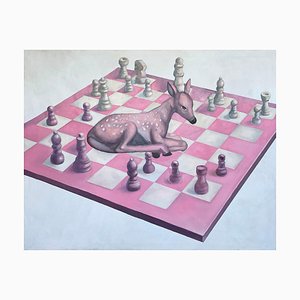 Mariam Odishvili, The Game, 2022, Oil on Canvas