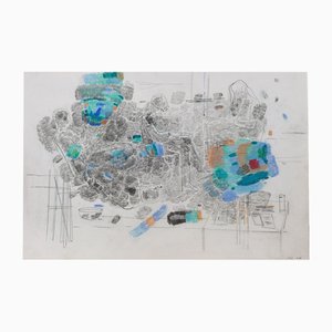 Anna Kazmina, Transformación. Recreación, 2023, Pastel y lápices sobre papel