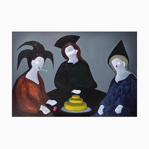 Elene Melikidze, Birthday, 2023, Oil on Canvas