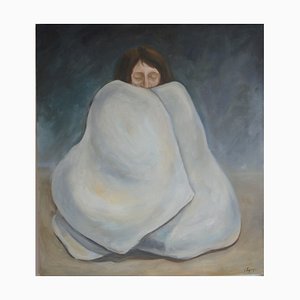 Keti Shapatava, Sin título 5, 2021, óleo sobre lienzo