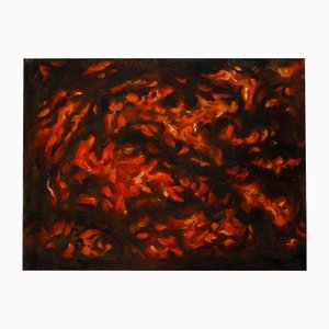 Keti Shapatava, Fire, 2016, Oil on Canvas
