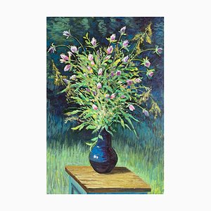 Liu Ziyu, Summer Wildflowers 2, 2021, Oil on Canvas