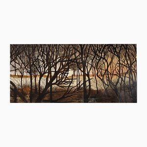 Danielle Launay, Fusion Vegetale, 2021, Mixed Media on Canvas