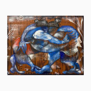 Ramaz Chantladze, Ohne Titel 20, 2023, Öl auf Leinwand