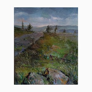 Kamsar Ohanyan, Field of Bjni, 2023, Oil on Canvas