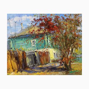 Yuriy Demiyanov, Rowan Bordeaux, 2022, Oil on Canvas