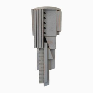 Scott Troxel, Balken, 2022, Acryl- & Holzskulptur