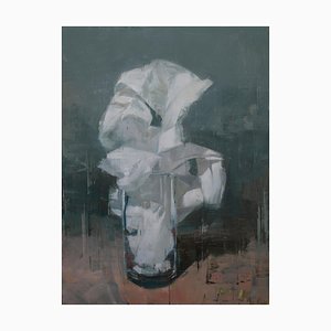 Joseph Adolphe, Glass Elegy No. 13, 2023, Olio su tela