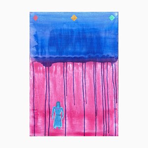 Anastasia Avraliova, Two Worlds, 2023, Watercolor