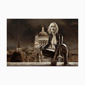 Matteo Nannini, Moonlight, 2017, Oil on Canvas