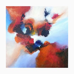 Christiane Hess, Brume Rouge, 2023, Acrylic on Canvas