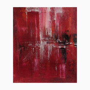 Kamsar Ohanyan, Red Street, 2016, Oil on Canvas