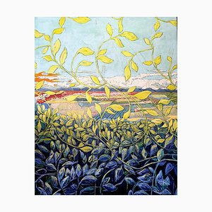 Claire Denarie-Soffietti, Through the Grapevine, 2019, Acrylic on Canvas