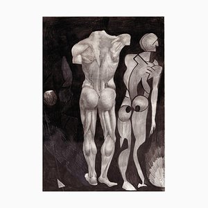 Shota Imerlishvili, Divarication, 2023, Mixed Media on Paper
